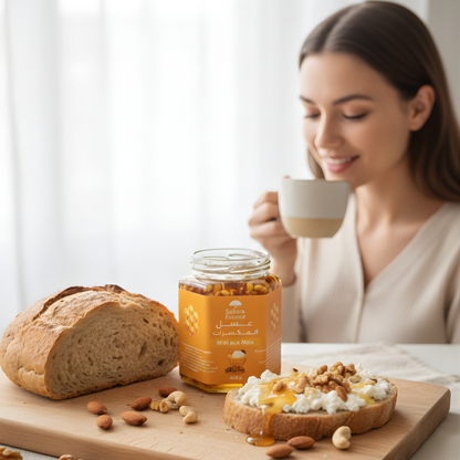 Miel Premium con Frutos Secos Naturales